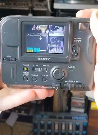 cámara de disket retro