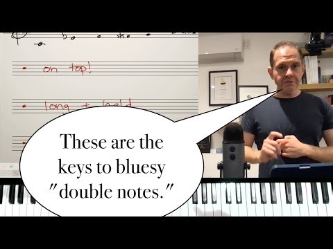 Learn to Use Double Notes for that Authentic Bluesy Piano Sound
