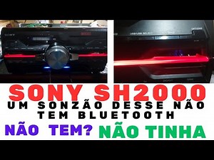 Como Adaptar Bluetooth No Som Sony SH2000, Muito Simples E Fácil