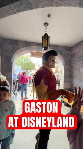 GASTON AT DISNEYLAND