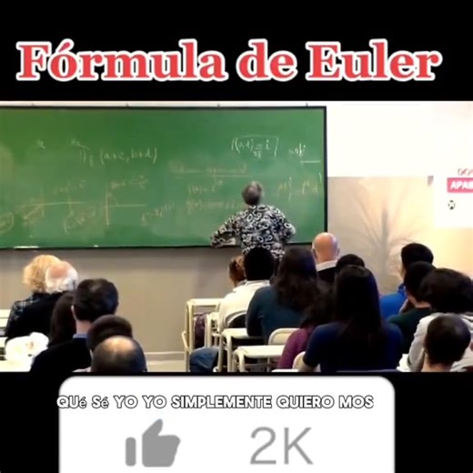 La famosa fórmula de Euler demostrado por una genio #matemáticas #demostraciones #math | El Cerebrito 2.0