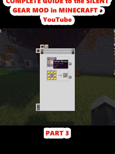 COMPLETE GUIDE to the SILENT GEAR MOD in MINECRAFT - YouTube (3)