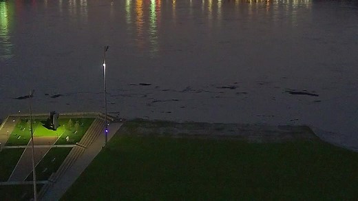 Video shows a time-lapse of the Ohio River consuming the Great Lawn just days before Thunder Over Louisville (now canceled) was scheduled to take place. | WAVE