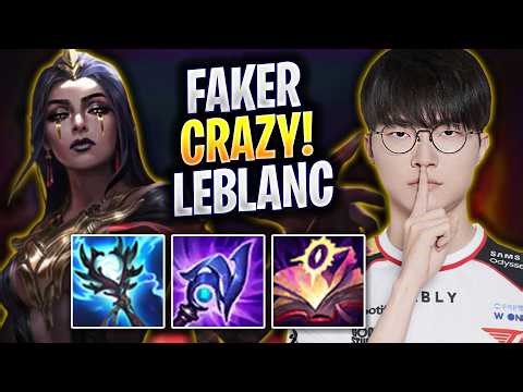 FAKER CRAZY GAME WITH LEBLANC! - T1 Faker Plays Leblanc MID vs Aurora! | Season 2026