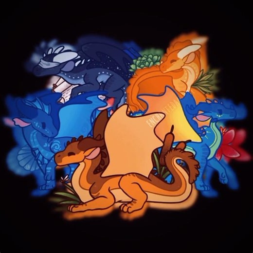 Paradise||DoD||WoF#foryouシ #wingsoffire #dragon #wof #edit #subscribe