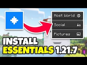 How to Download & Install Essentials for Minecraft 1.21.7 - Play with Friends in Java