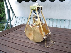 Modellbau Greifer Bauart Menck, how to build a clamshell bucket