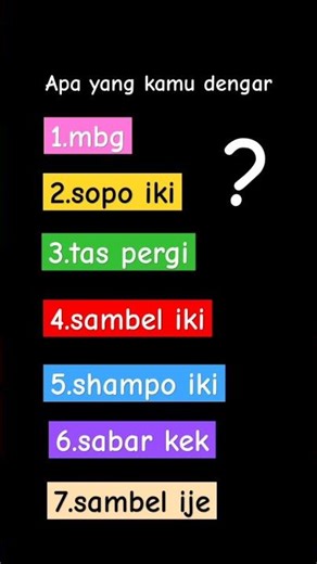 kalian tim no 1,2,3,4,5,6 atau 7 tulis di komen