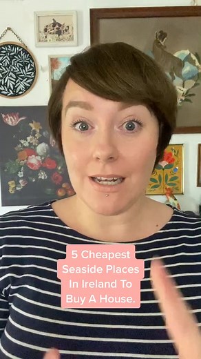 5 cheapest seaside places in Ireland to buy a house #ireland #irish #irelandtiktok #ruralliving #overthirtyclub #cheapirishhouses #maggiemolloy