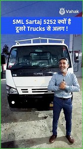 SML Sartaj GS 5252 |BS6 Mini Truck| Hindi Review| 2.5 Ton Payload| 4 Chakka Truck| Best Mini Truck