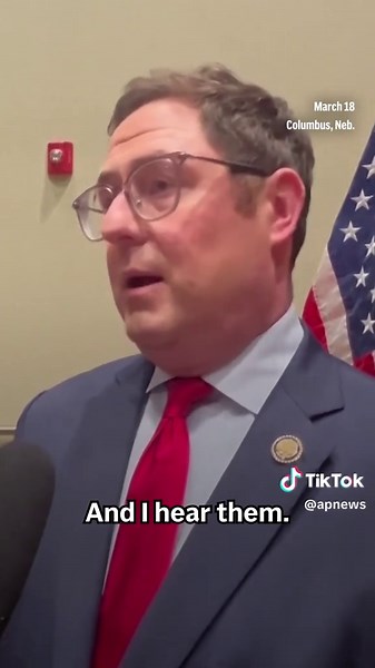 Rep. Mike Flood Faces Backlash at Nebraska Town Hall