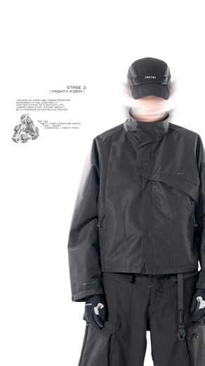 OCTO GAMBOL® ✋🏻 on Instagram: "AW25 — Stage.2⁠ 以形態、變化的〔MIGHTY-FORM〕作為主軸，⁠ 向日常中不斷轉換的狀態回應 ——⁠ 形態，一個持續運作的過程。⁠ ⁠ 2026 . 01 . 04 〔10:00 PM〕⁠ ⁠ ⁠ Type /〔Outer〕⁠ Formation /〔Mighty Form〕⁠ ⁠ 以 Mighty Form 為核心，將視覺重心由中央移位⁠ 開合方式與上身比例的轉換，⁠ 為不同穿著情境保留調整空間。⁠ ⁠ ⁠ 〕 寬鬆短版剪裁⁠ 〕 隱藏磁吸胸袋設計⁠ 〕 斜向結構片/ 非對稱設計⁠ 〕 立領 / 開領，可調節磁吸領口結構⁠ 〕 Mighty Form 系列LOGO⁠ 〕 可調節魔術貼袖口⁠ 〕 一體式背帶單肩設計⁠ ⁠ Color 〔顏色〕 /⁠ Black / Grey⁠ ⁠ >>>>>>>>>>>>>>>>>>>>>⁠ ⁠ For more information, please visit⁠ WWW.OCTOGAMBOL.COM⁠ ⁠"