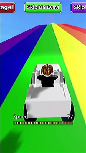 🔥 Crazy Color Obby Speed Run in Roblox | Can You Beat This? #shorts