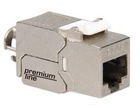 Category 6A  180° Shielded Keystone Jack