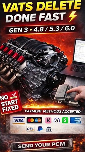 Get your LS swap running TODAY — no more crank no start 🔥VATS delete + PCM tuning done right #lsswap