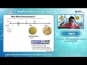 "20230714-""Engineering Metal Nanoclusters for Biomedical Applications"" Lecture by Xie Jianping,
