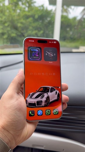 🔥 Porsche GT2 RS iPhone Motion Live Wallpaper 📱✨ iOS 26 Lock Screen #shorts #homescreensetup