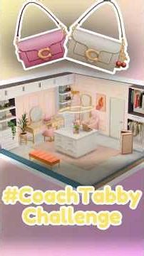 I Built a Dream Walk-In Closet for the #CoachTabbyChallenge 💗 #shorts