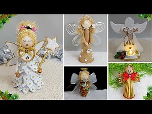 5 Easy Christmas Angel making ideas with simple material | DIY Affordable Christmas craft idea🎄184