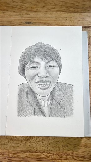 chinese old lady singing #meme #memeindonesia #drawing #sketch