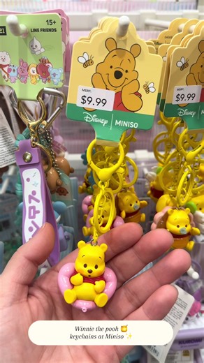 They are perfect 🥰 #disney#winniethepooh#miniso#keychain#cute | Keychain