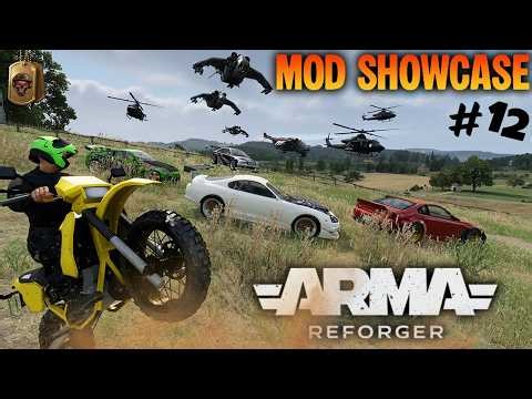 ARMA REFORGER MODS | Drift Cars, Gunships, Napalm, Heli, Weapons! & MORE (EP 12)