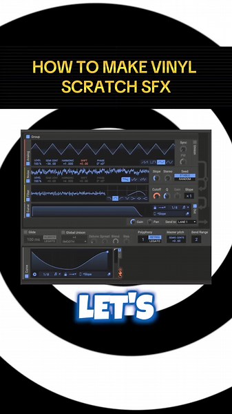 Creating Vinyl Scratch Sounds in Phase Plant