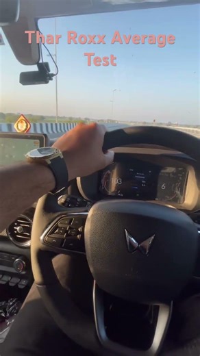 Thar Roxx Average - Mileage Test Part-2 #mahaindrathar #automobile #carlover
