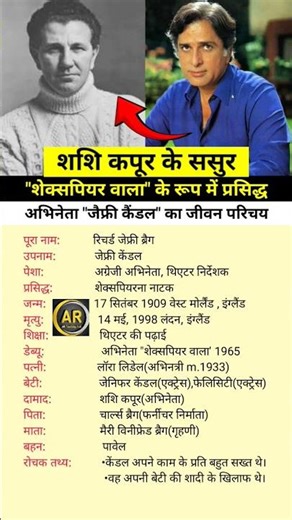 Geoffrey Kendal Biography । Geoffrey Kendal Biography #news #biography #shorts #video