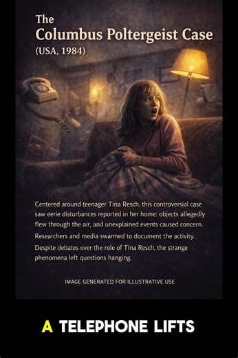 The Columbus Poltergeist Case (USA, 1984) In 1984, a teenage girl in Ohio became the centre of a case involving flying objects, malfunctioning appliances, and one famous photograph of a telephone suspended in mid-air. But the deeper mystery came later — when the case began to look less like a haunting, and more like something shaped by attention itself. 📎 Detailed analysis of the Columbus Poltergeist case, including the “flying telephone” photo sequence https://www.monstertalk.org/020-the-colum