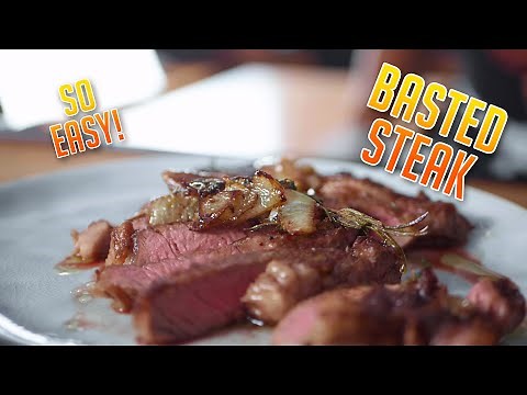 This Is The Best Way To Baste Your Steak! Butter Basted Beef!