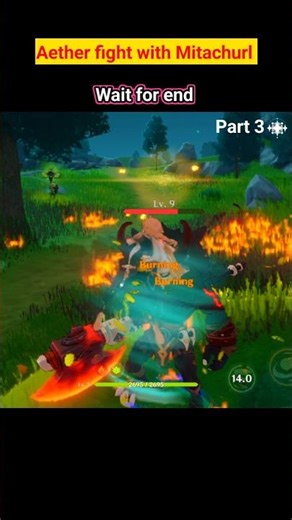 IMPOSSIBLE SURVIVAL! Aether vs. Dual Axe Mitachurls! ⚔️ #genshinimpact