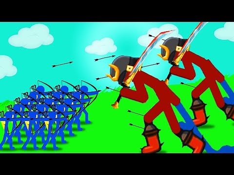 Stick War Legacy Samurai MODDED Giants Vs. My Archidon Army - Stick War Legacy Mods
