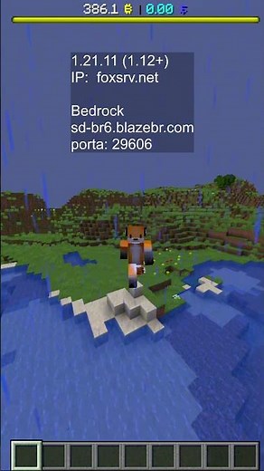 Playing with Subscribers on a Brazilian Minecraft Bedrock and Java Server with Voice Chat