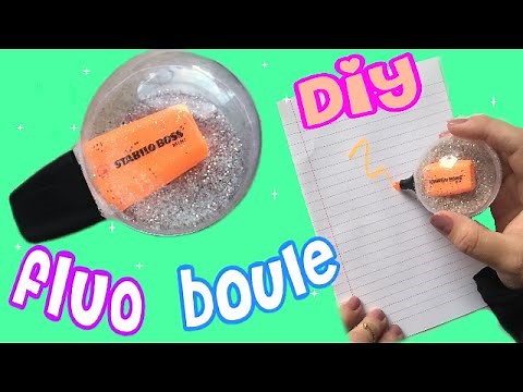 DIY Tuto: Fluo boule à paillettes┃Reva ytb