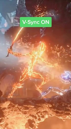 VSync ON vs VSync OFF #gamingmonitor #fps #pcgamingsetup #pcgamer