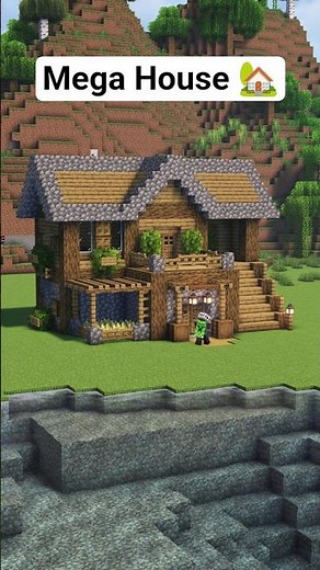 Mega Starter House in MINECRAFT! 🏡 ✨