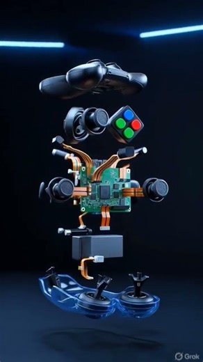 Inside a Gaming Controller 🎮 | Haptic Motor Exploded View 🔥