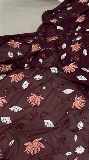 Introducing our stunning Chiffon thread work with DMC stone - perfect for your dream wedding attire! Add a touch of luxury and glamour to your special day with our exquisite fabrics. The intricate multi thread work and sparkling DMC stone will make you shine like a queen! Whatsapp: 92 324 2432559 Location-shop no LG63-67 basement gold mark 1 shopping mall phase 1 DHA karachi #JNKFabrics #StylishSuits #WeddingWardrobe #Stone WorkSuits #HeavyEmbroidery #FashionForWeddings #EthnicElegance #Dress To