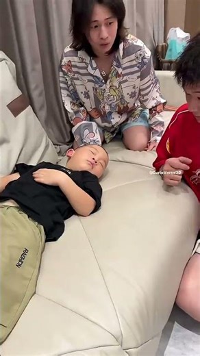 When Every Trick Failed to Wake the Sleep Kid#shorts