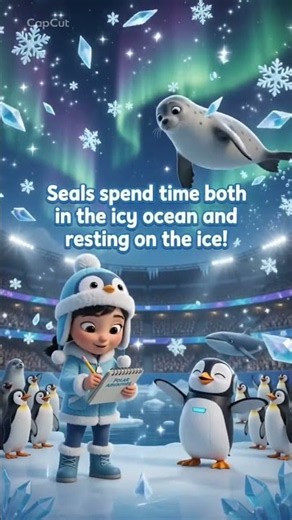 Can You Pass This Antarctica Quiz? 🐧❄️ #animation #kids #cartoon #viral #educational