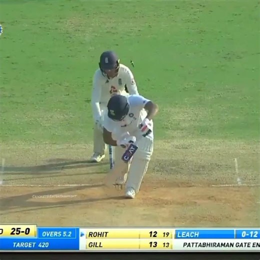 "Rohit sharma getting bowled in test cricket