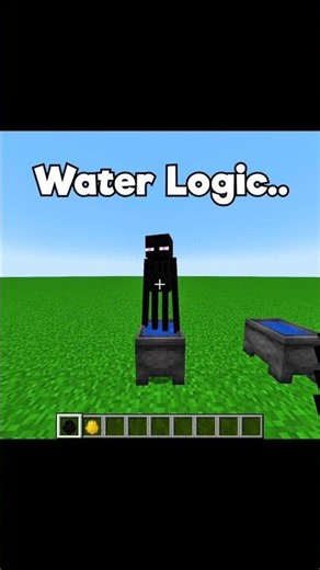 Minecraft Water Logic..☠️🤯#minecraft #shorts