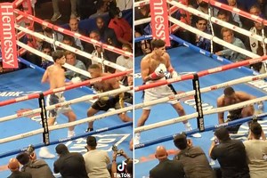 Watch Ryan Garcia throw left hook so fast camera barely catches punch