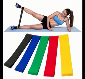 Resistance Bands Set,5 Pcs Elastic Bands for Exercise,Workout Bands Resistance,Strength Training Without Weights,Physical Therapy,Elastic Bands Stretch Band for Fitness Pilates Yoga Home