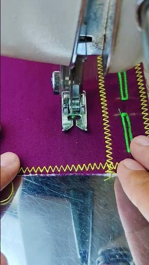Patterned stitching using a Janome sewing machine #sewing