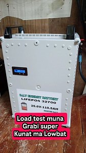 Load test 24volts 110.5ah lifepo4 battery #fblifestyleb #diysolarbattery #tutorialreels #loadtest | Jessie Abarquez