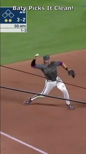 Brett Baty Scoops Hard-Hit Grounder at Third Base | Mets Corner Defense