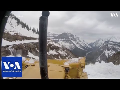 Nerve-wracking: Glacier National Park Snowplowing