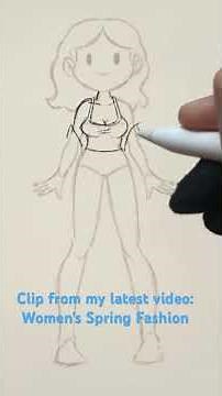 How to Draw Women’s Spring Fashion